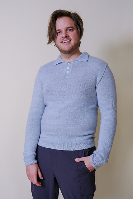 Ravelry: The Classic Knit Polo pattern by Chase Harpole