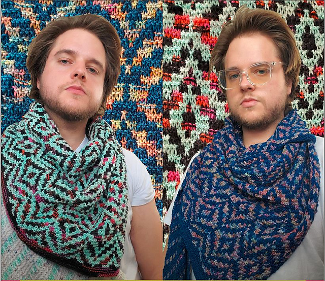 Bargello Shawl
