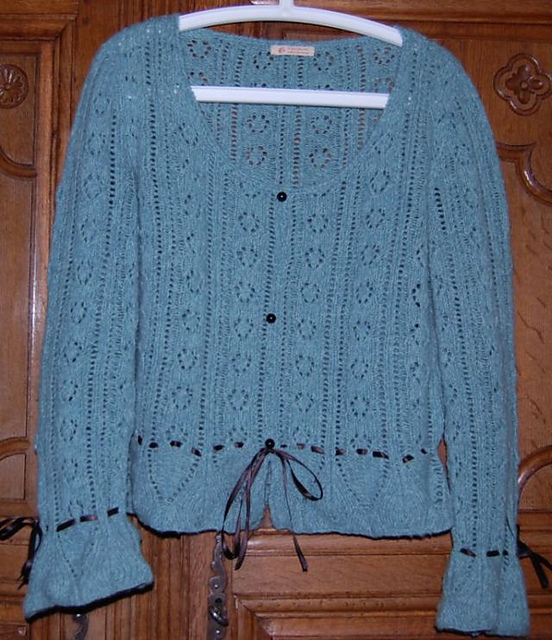 416 - Cardigan ajouré