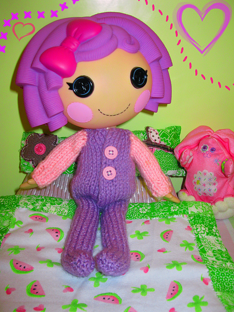 Lalaloopsy Knitted Footie Pajamas