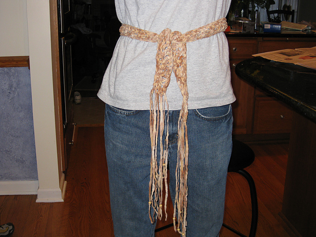 Cross-Stitched Belt
