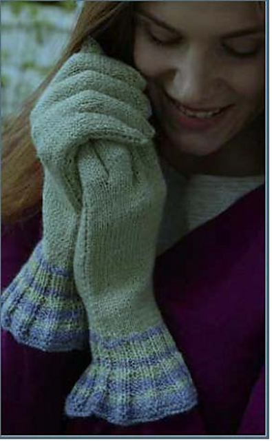 fluted gloves