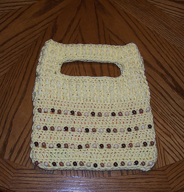 Textured Beaded Bag