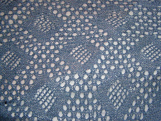 Lace Lozenge Shawl #7325