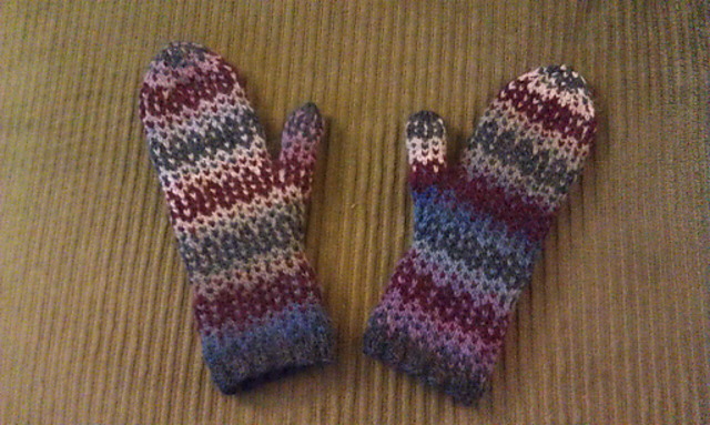 Ombré Mittens