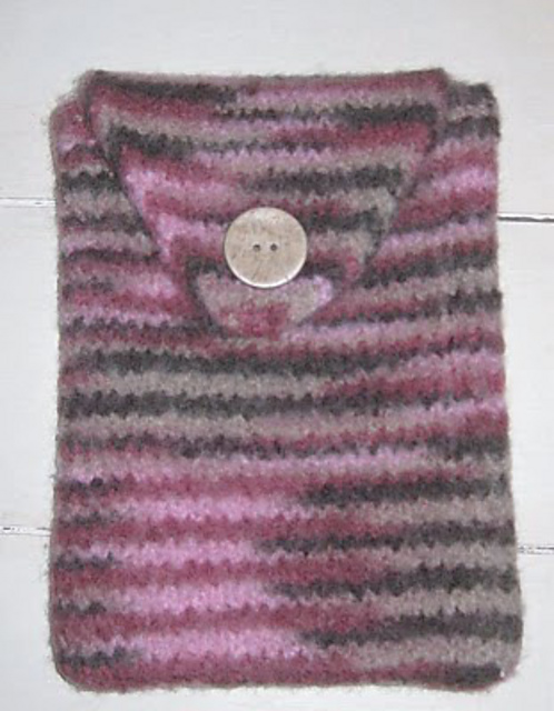 Marilynn's Felted Kindle Cover Knitting Pattern 