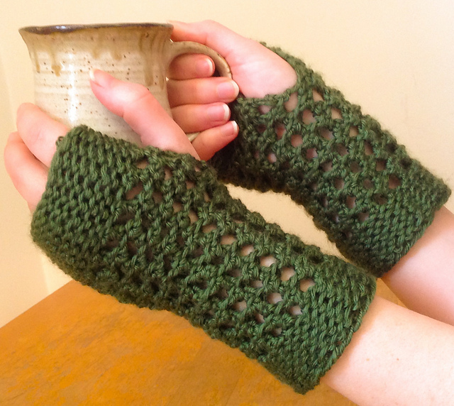 Heidi's Honeycomb Mitts