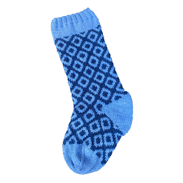 Geometric Colorwork Christmas Stocking
