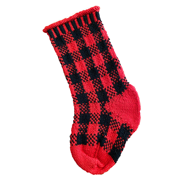 Buffalo Plaid Christmas Stocking