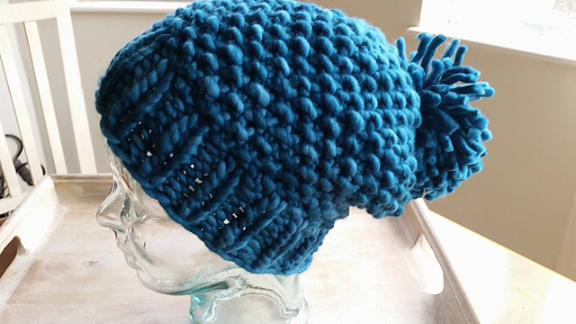Super Chunky Hat with Pompom