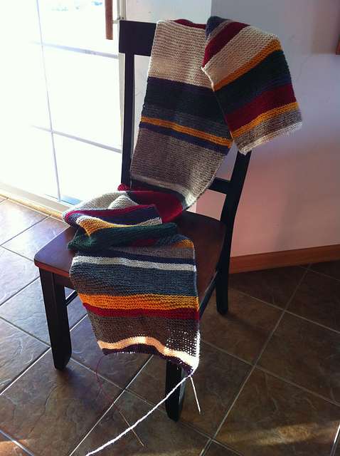 Doctor Who Scarf - Season Sixteen and Seventeen Scarf