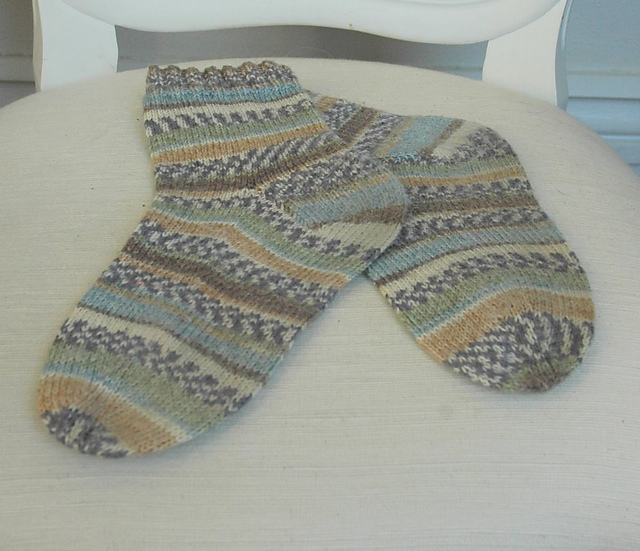 Simple Socks on Five Needles
