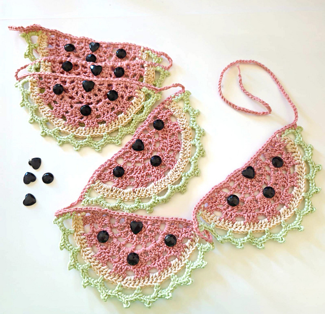 Watermelon Lace Garland