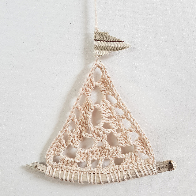 Lace Boat Mobile