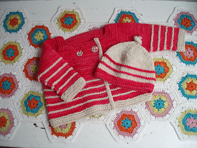 Chibi Striped Baby Jacket