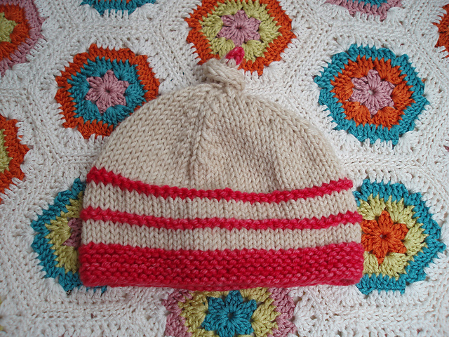Chibi Striped Baby Hat