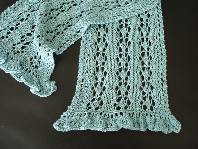 Ruffle & Lace Scarf