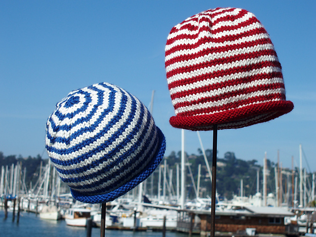 Candy Stripe Nautical Hat
