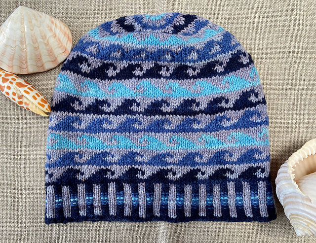 Waves Fair Isle Hat
