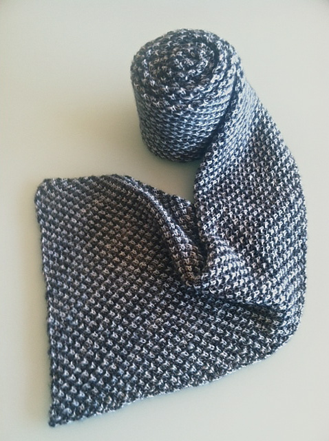 Hound's tooth Tweed Scarf