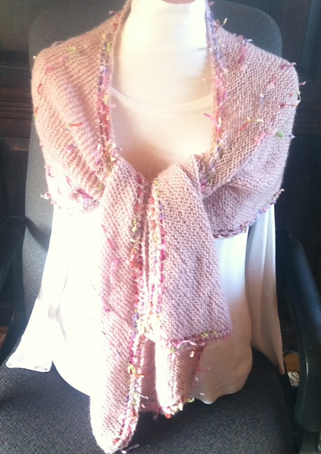 Shawl so Fabulous. Shawl so Neat. Shawl in Bias. Shall be Knit.