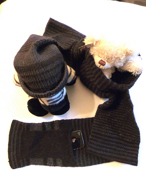 Scarf w/ attached Beanie & Cowl