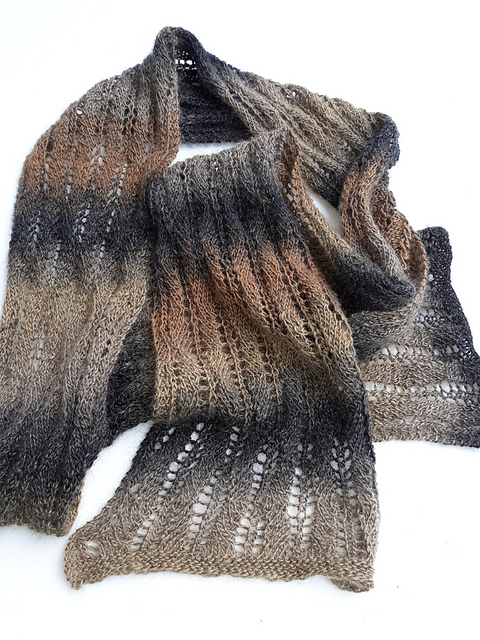 Ribbon Rib Scarf