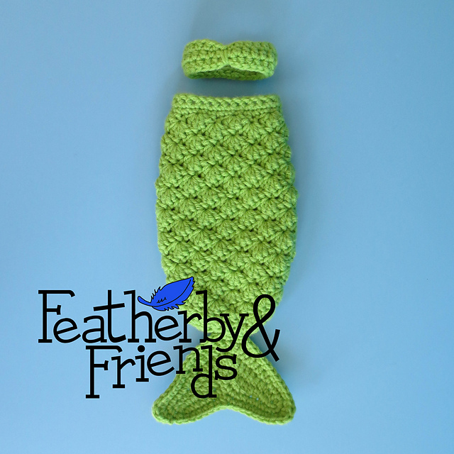 Mermaid Costume for Big Sister Doll