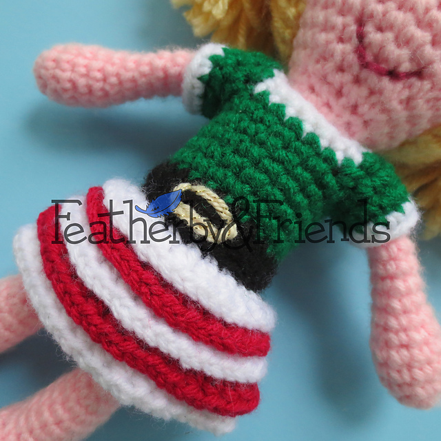 Elf Dress for Little Sister Doll