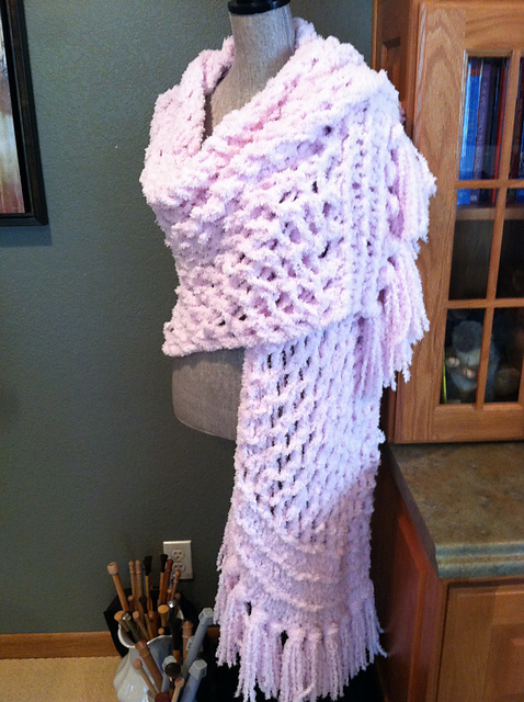 Easy-Knit New Mom Shawl