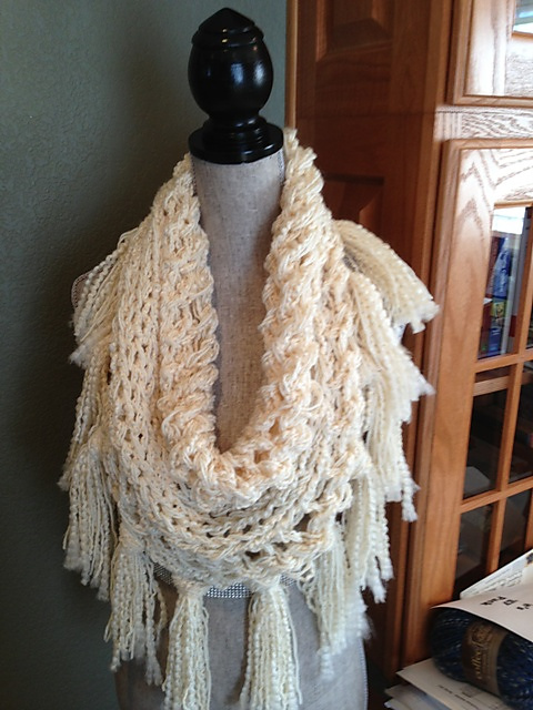 Comfy Fringed Cowl