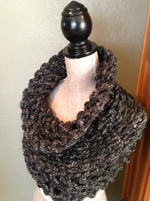 Charcoal Bulky Cowl