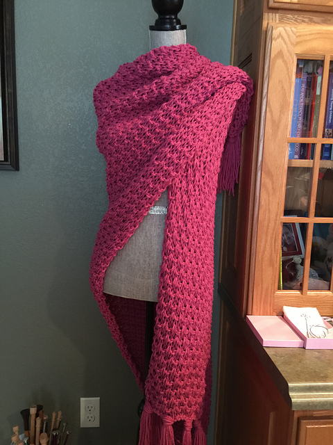 Dot Stitch Prayer Shawl