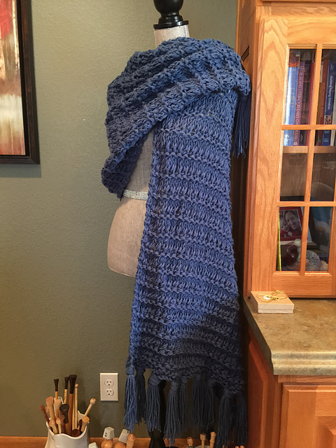 Granite Stitch Prayer Shawl