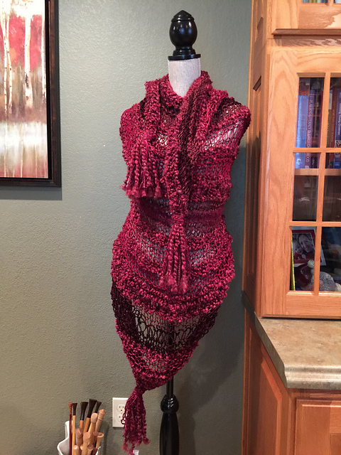 100 Stitch Stash-Busting Shawl