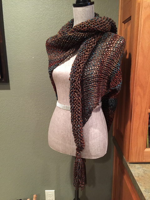 Tweed Stripe Shawl