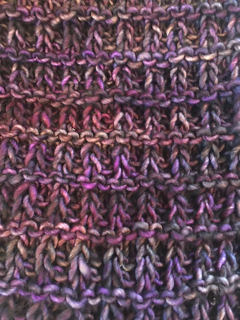 One Skein Hurdle Stitch Cowl