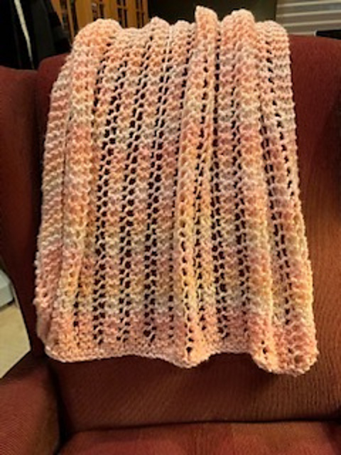 Easy Lace Baby Blanket