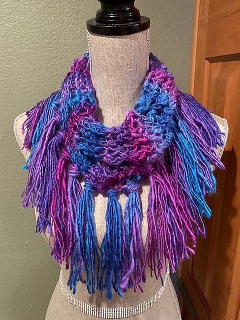 Lacy Rib Stitch Cowl