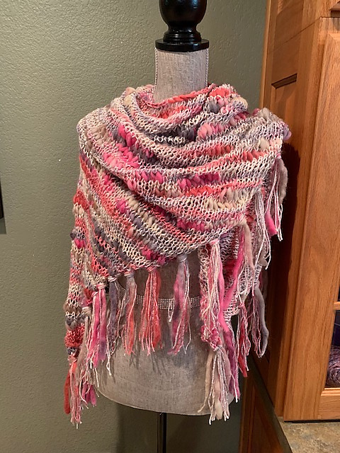 Oversized Triangle Shawl