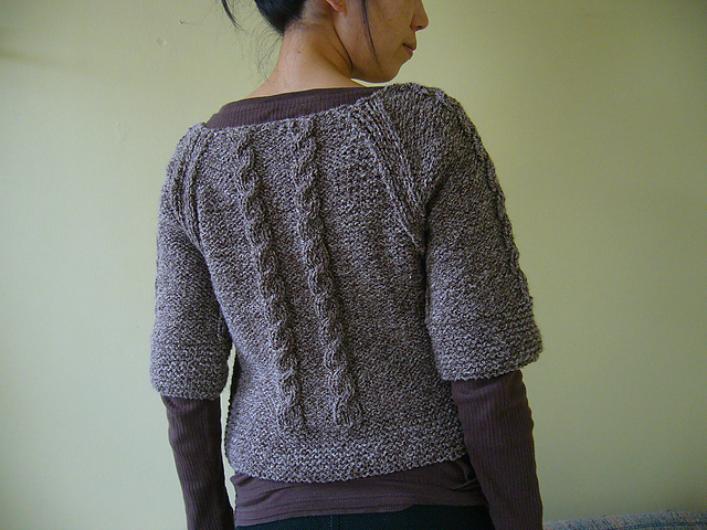 raglan sleeve cardigan