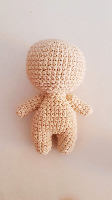 Cuerpo Base Amigurumi estilo Chibi