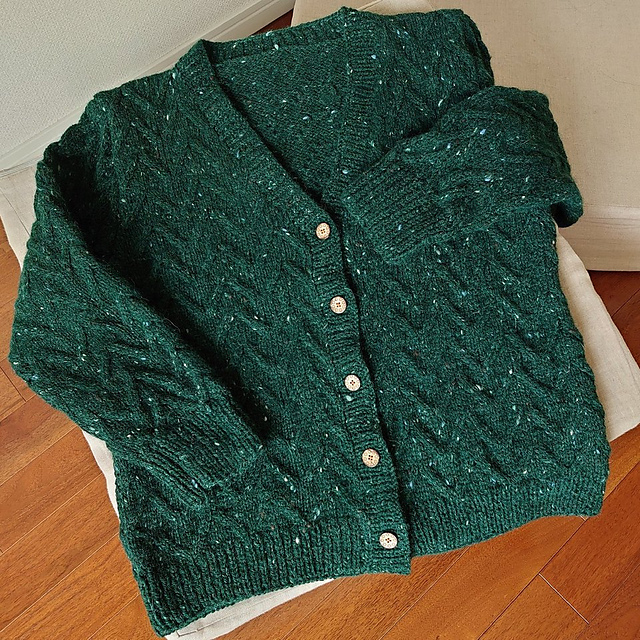 U.Y-neck Cardigan