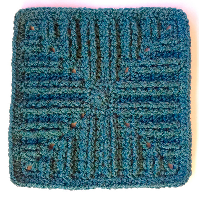 Ravelry: chitweed's August Windrows Texture Square