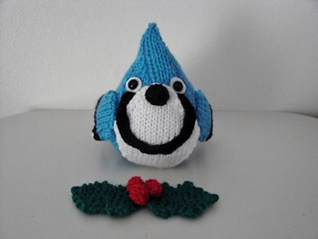 Blue Jay Christmas Ornament