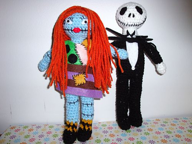 Jack and Sally Skeleton