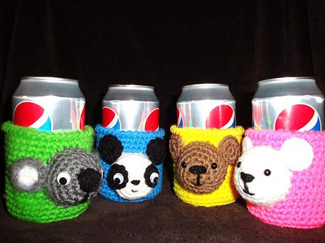 Critter Soda Can Cozy