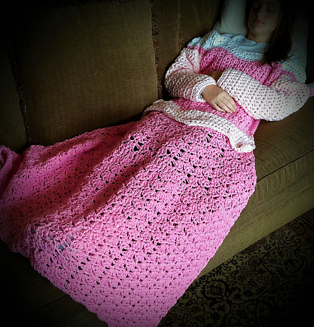 Princess Dress Blanket Pink
