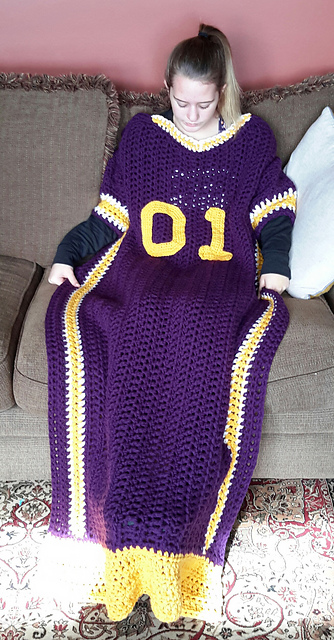 Football Jersey Blanket