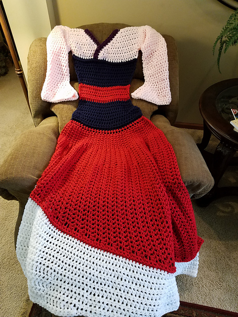 Asain Princess Dress Blanket